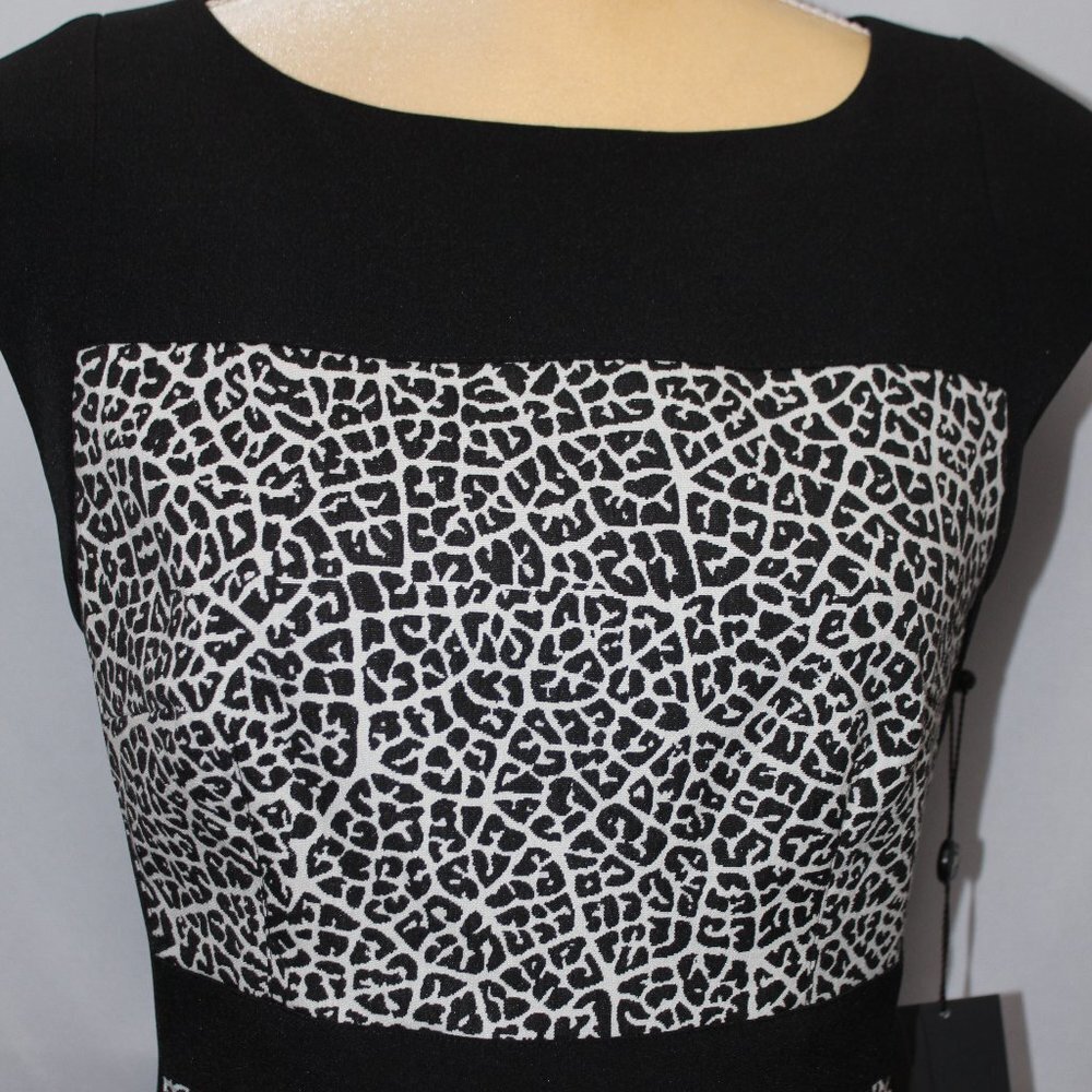 NWT Adrianna Papell Leopard Print Sleeveless Dress - Picture 3 of 13